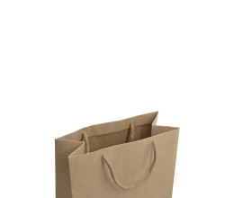 Papierová taška hnedá Monza Natura 25x11x35