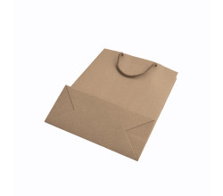 Papierová taška hnedá Monza Natura 25x11x35