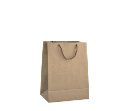 Papierová taška hnedá Monza Natura 25x11x35