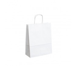 Papierová taška biela ExtraTWIST 22x10x28