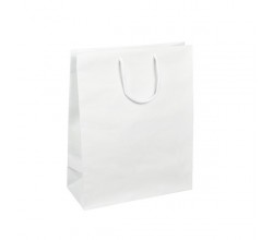Papierová taška biela Siena 26x12x34