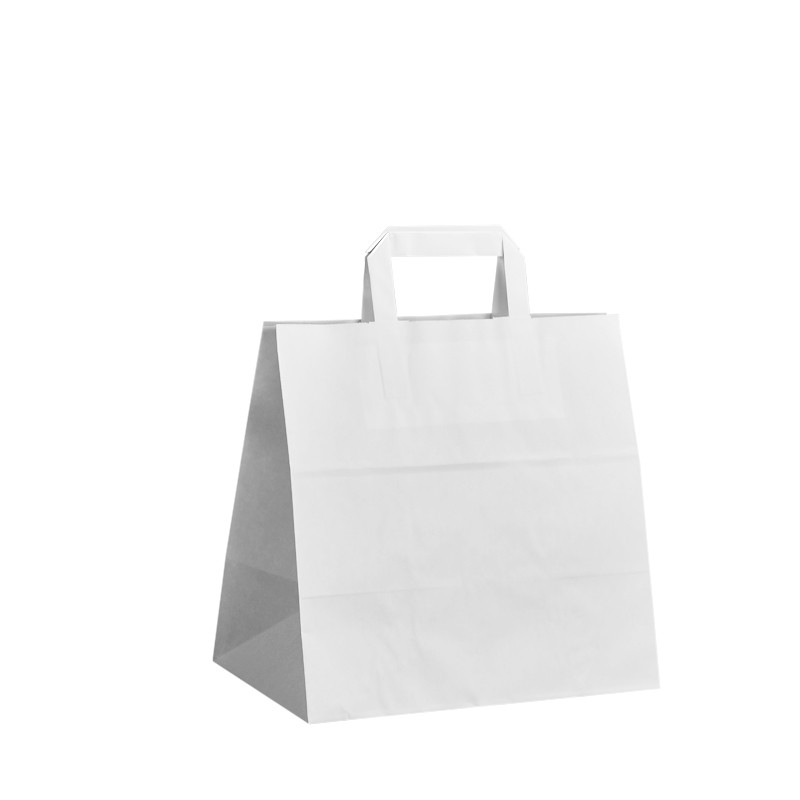 Papierová taška biela Takeaway 28x17x27